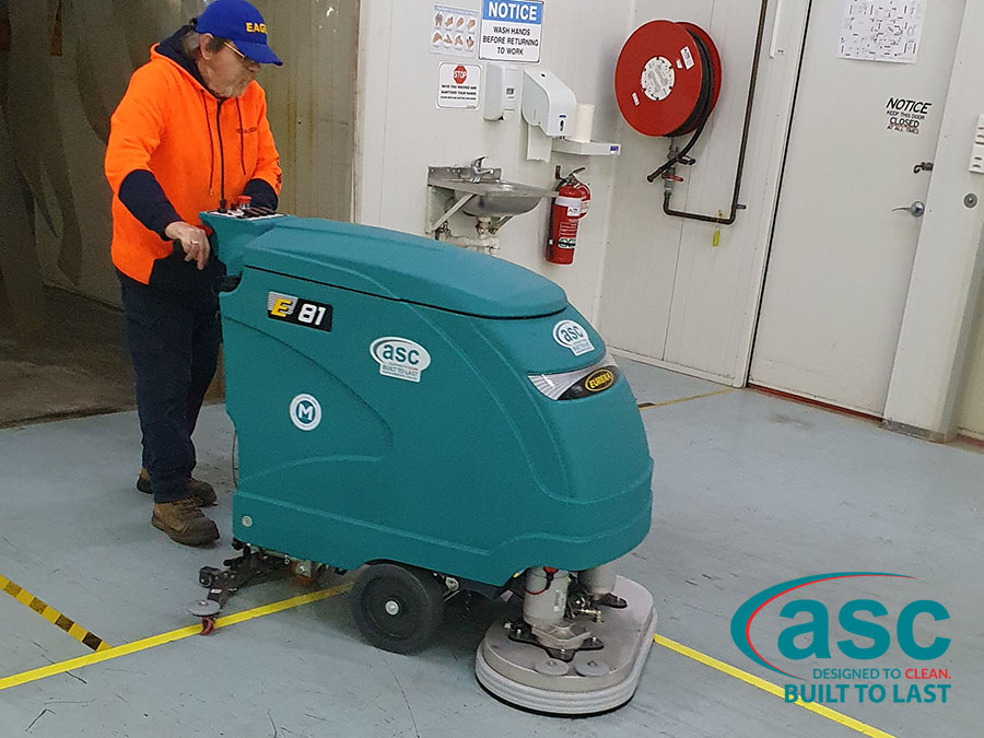 Walk-Behind Scrubber Machine