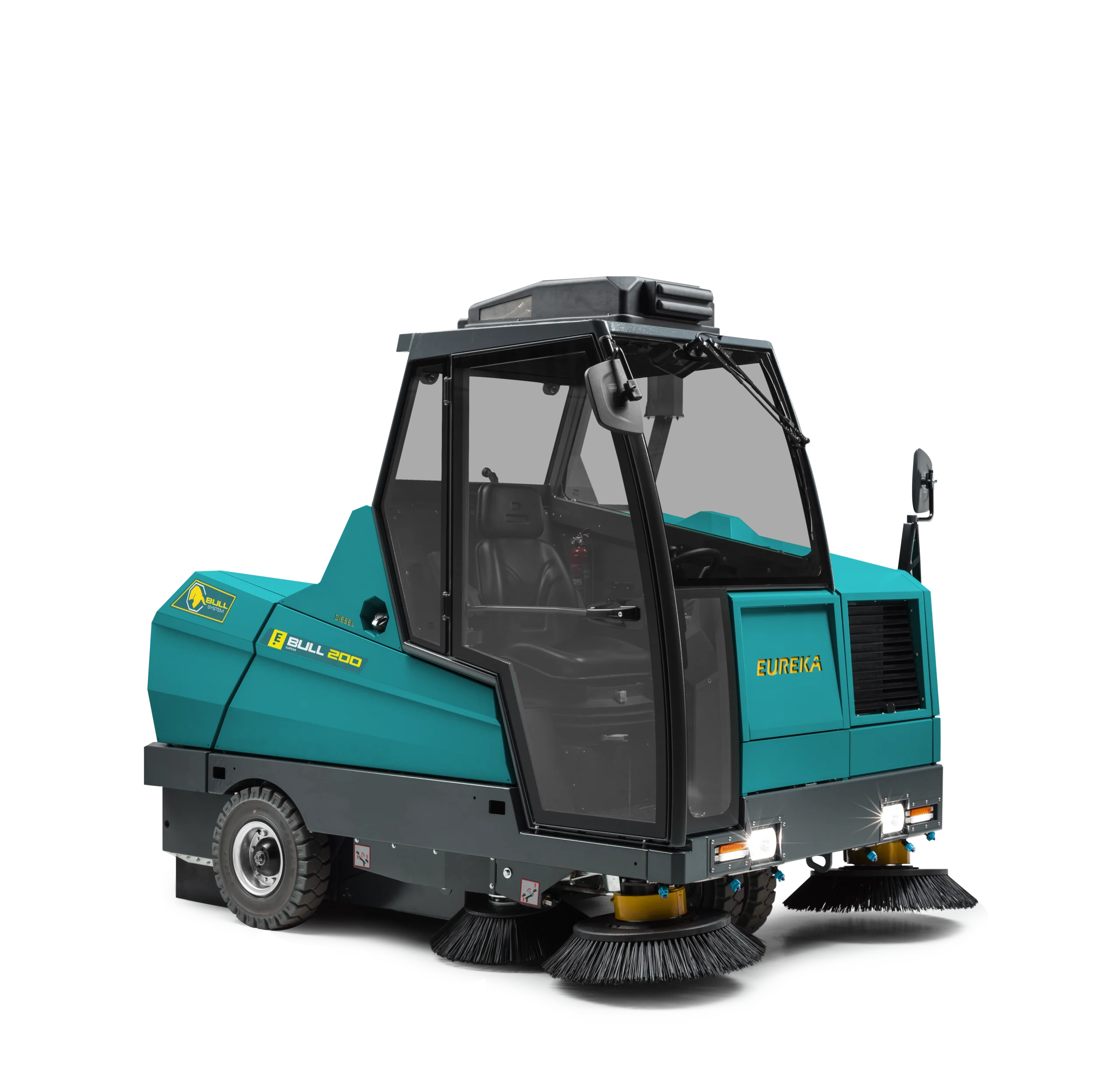 ASC Eureka M8 heavy duty ride on sweeper