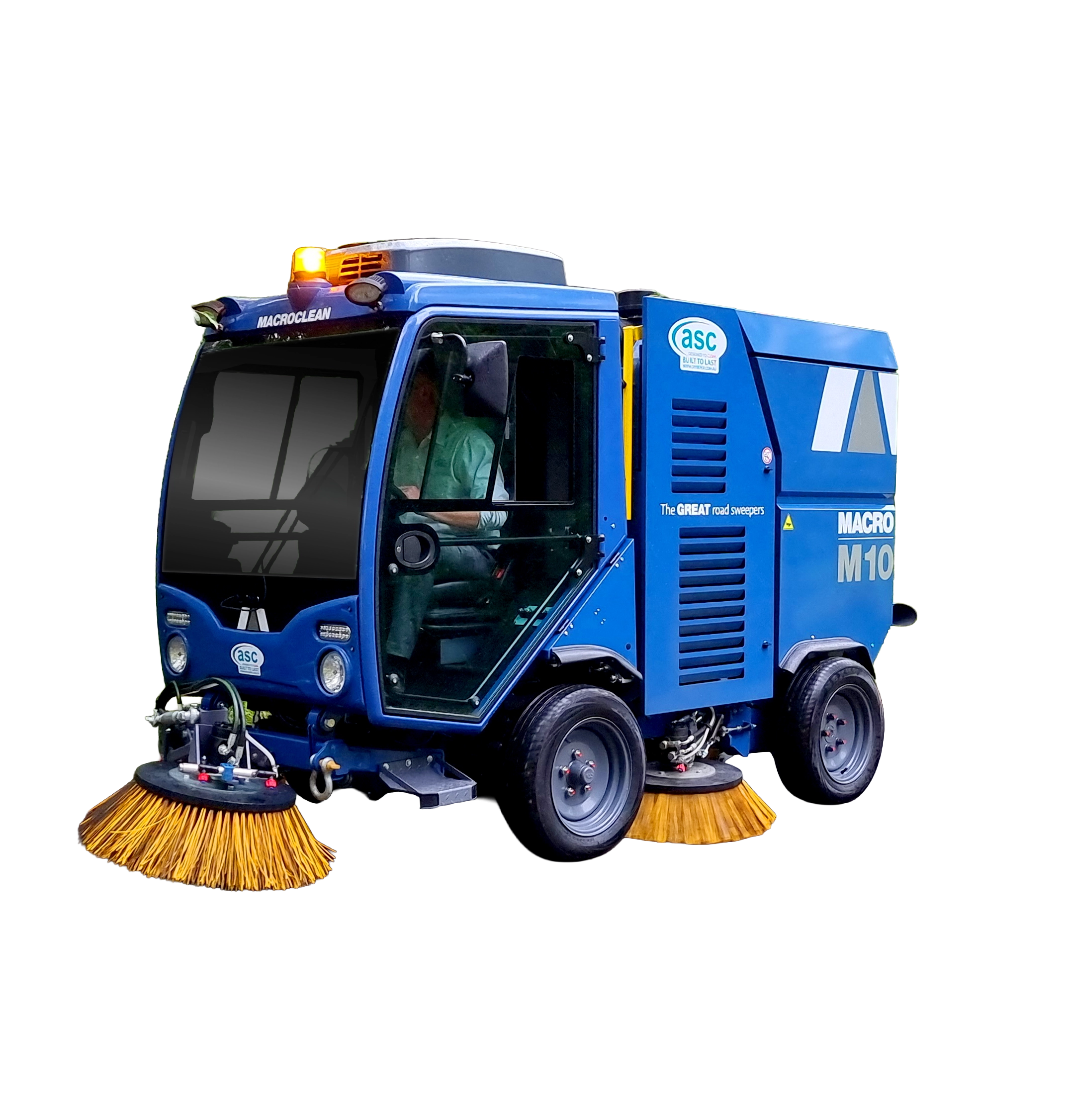 ASC M10 compact outdoor suction sweeper