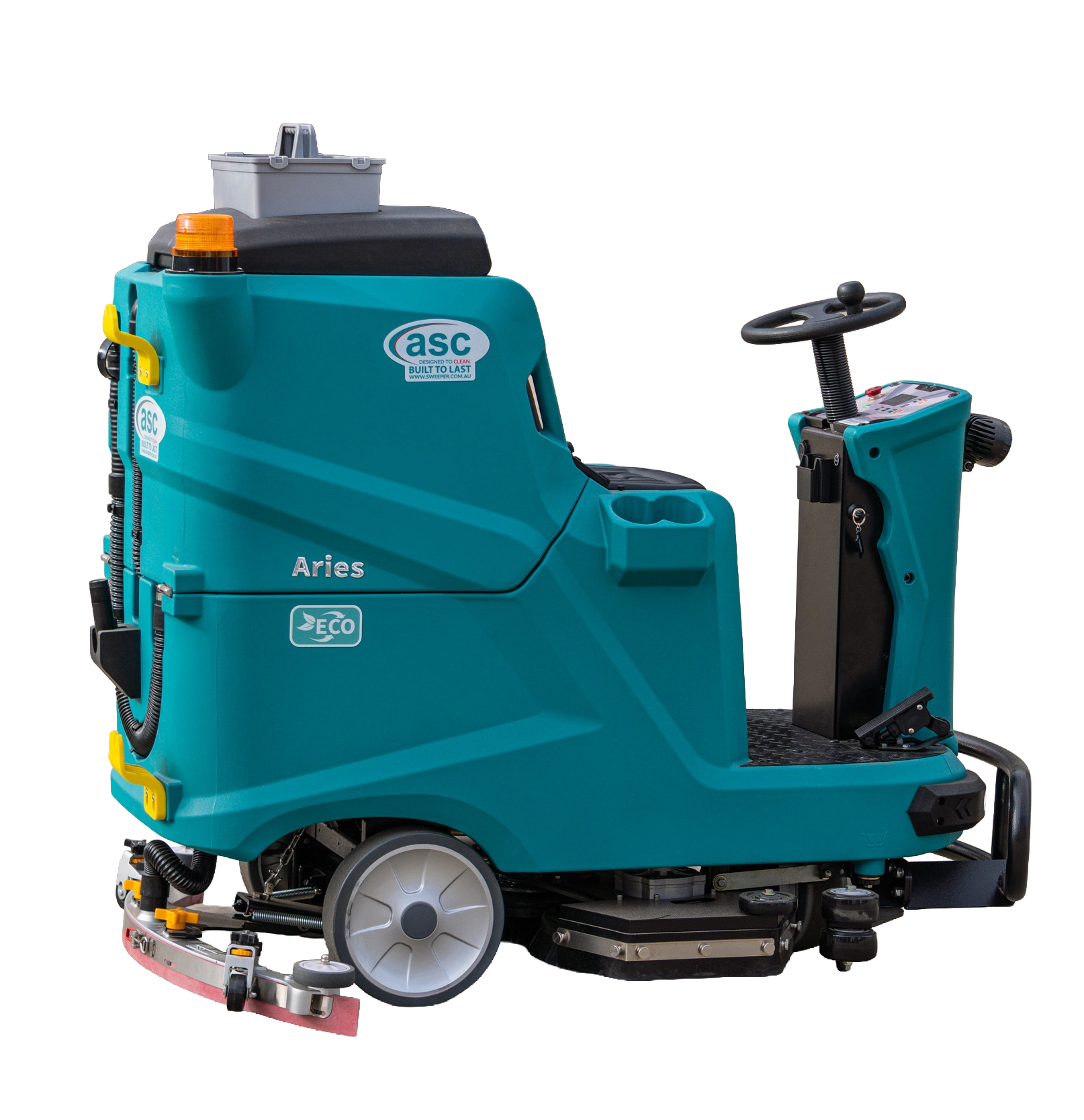 ASC T860 ride-on floor scrubber
